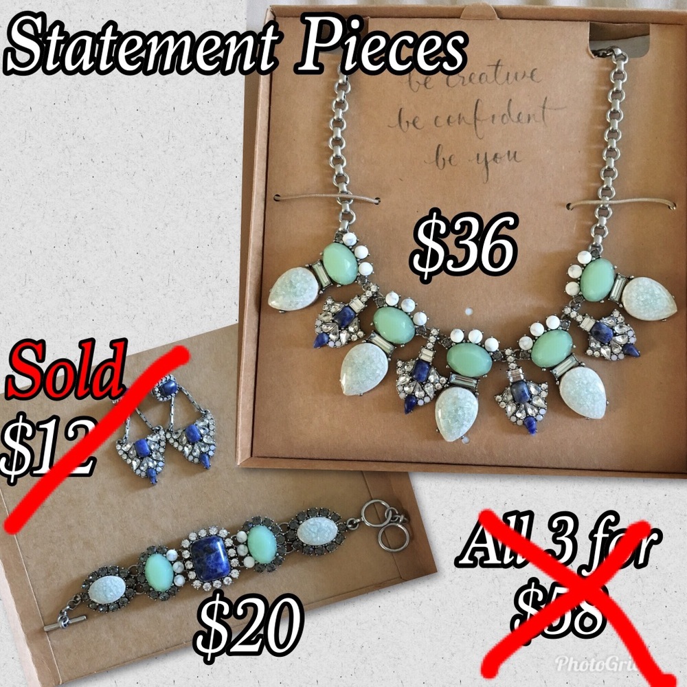C+I Jewelry. Buy separate or as a set.